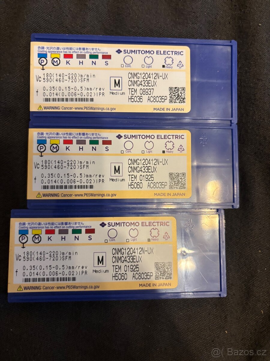 Plátky sumimoto CNMG 120412n - 2