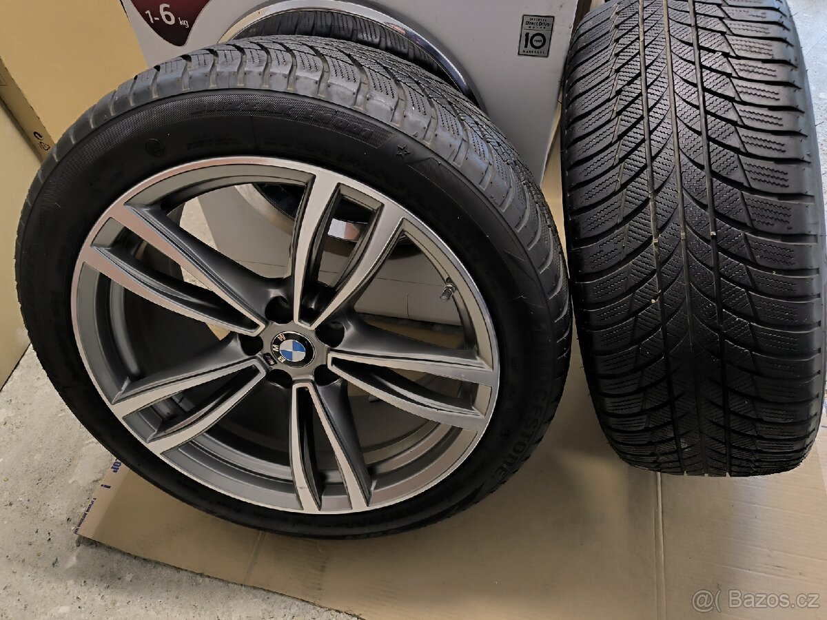 Alu kola BMW 6 5x112 r19 Originál, M paket, zimní pneu - 2