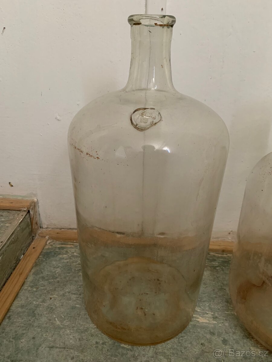 Skleněný demižon 10L - 2
