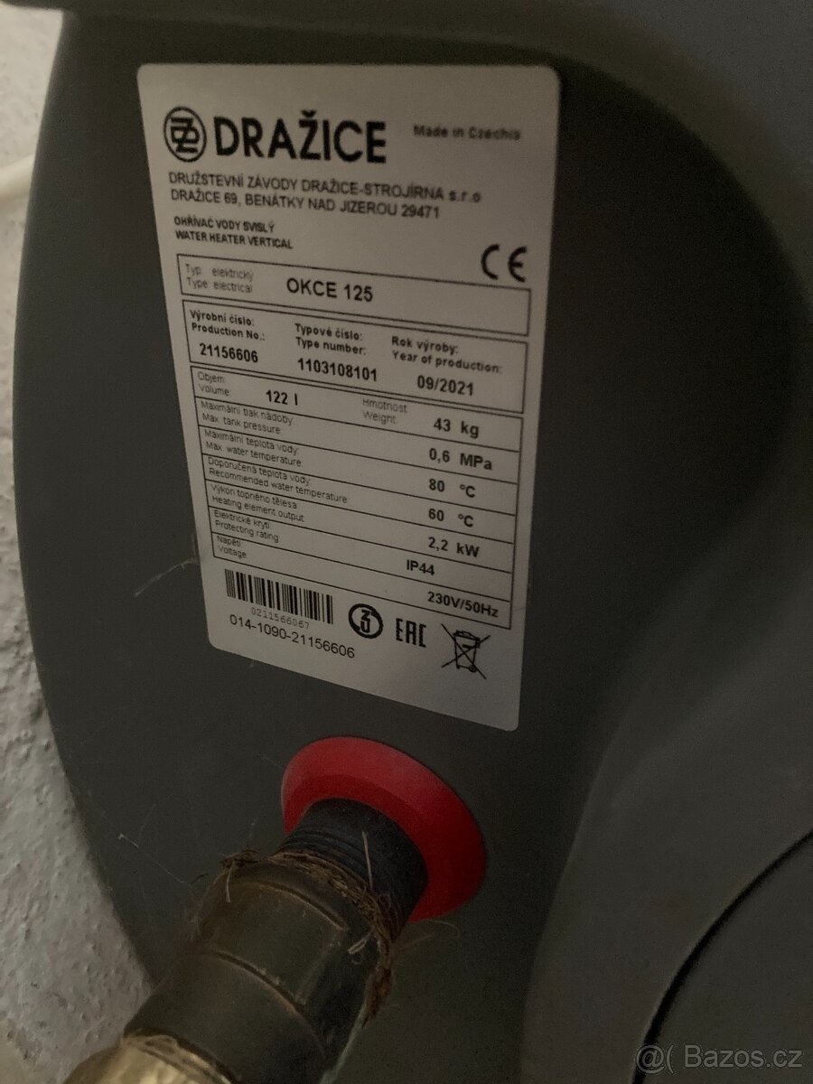Bojler OKCE 125 - 2