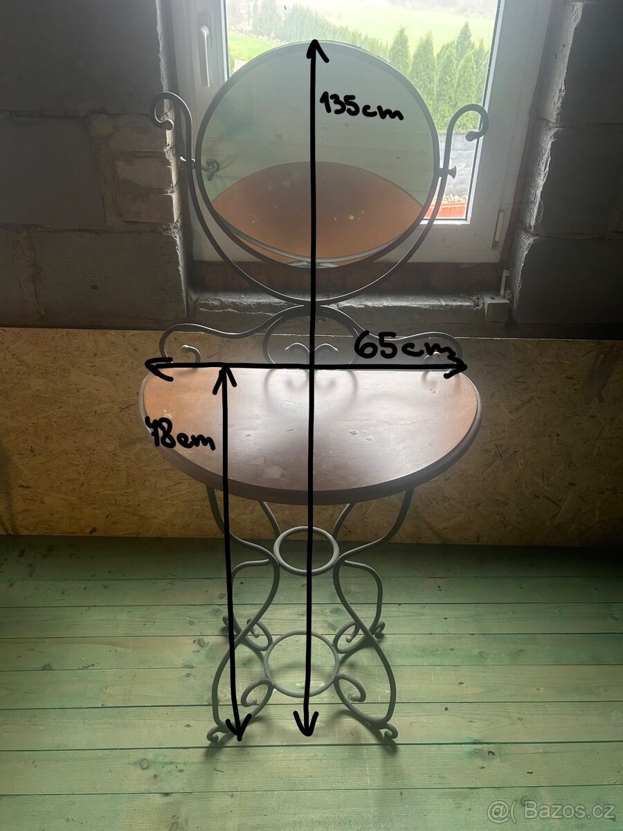 Toaletní stolek se židličkou - 2