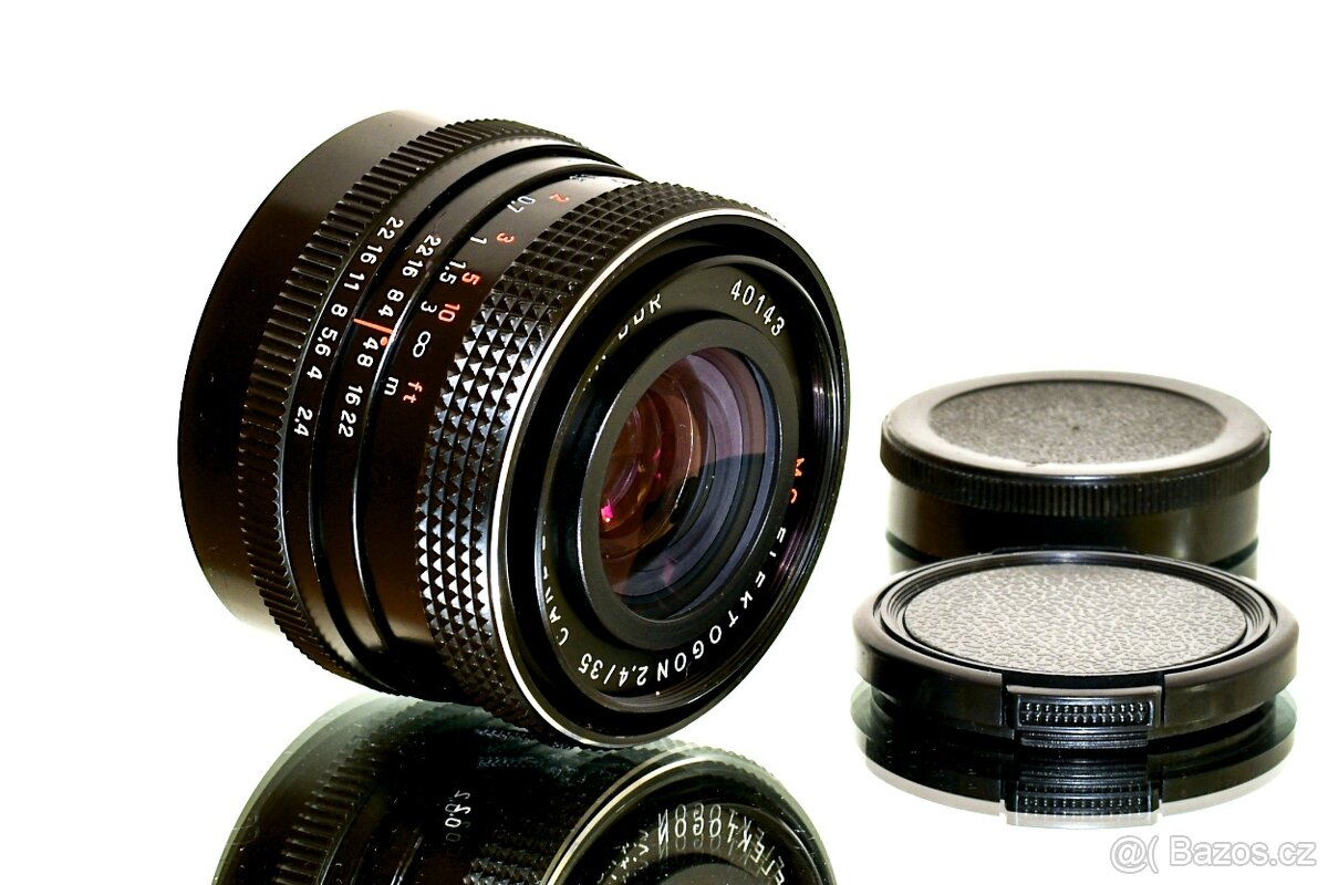 CZJ Flektogon RED MC 2,4/35 M42 TOP STAV - 2