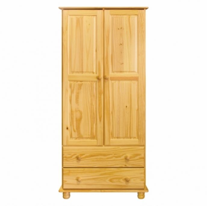 Dřevěná skříň 2dveřová 8850 lak - 2