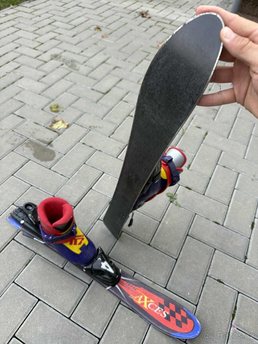 Dětské lyže s lyžáky 70 cm - 2