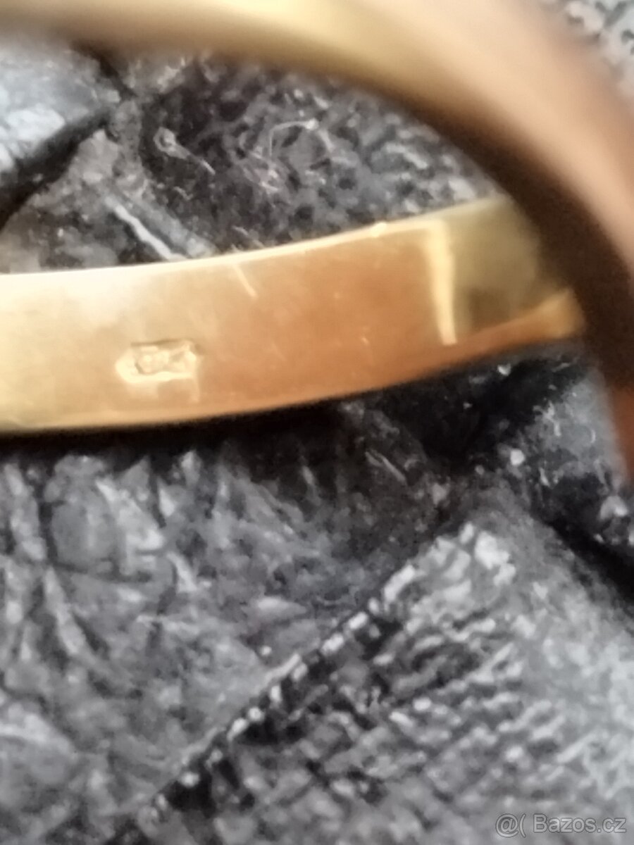 Prodám zlatý prsten 14k. - 2