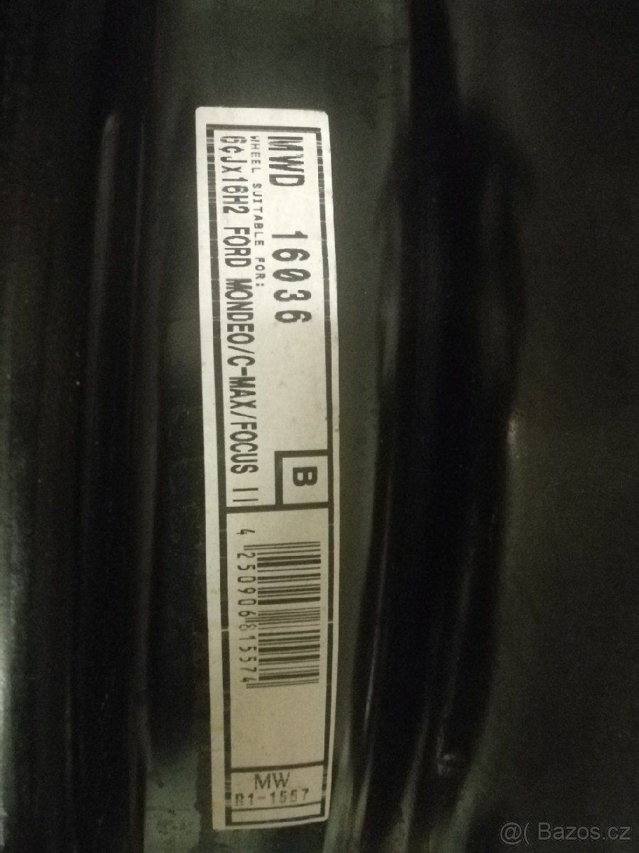 Prodám plechové disky na Ford mondeo nebo focus. Et 52.5 - 2