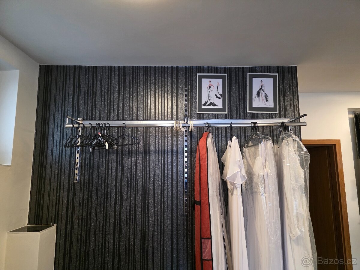 6x věšák na zeď na oblečení vč. držáku - 2