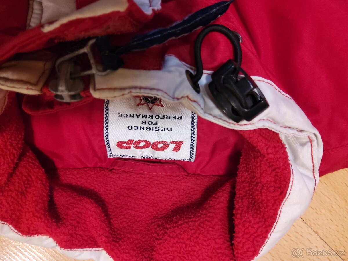 Dětská nepromokavá lyžařská bunda zn. LOOP, vel.146 - 2