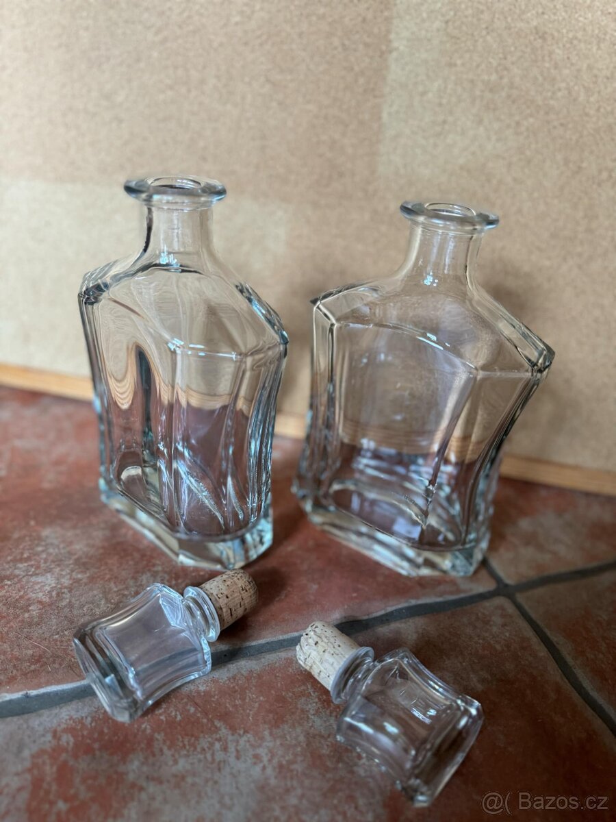 Skleněná láhev - flakon od Metaxy - 2