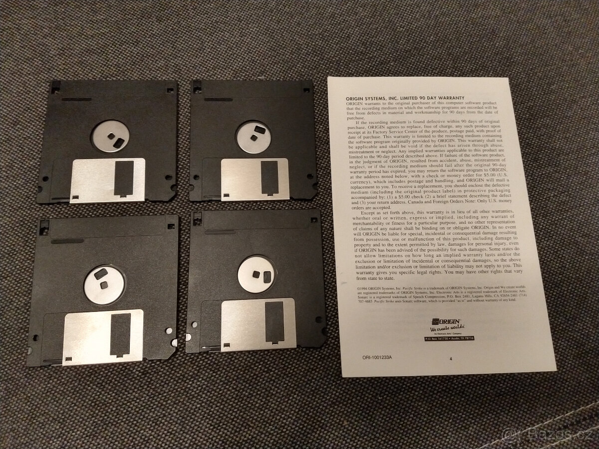 Pacific Strike: Speech Pack (1994) - datadisk k PC hře - 2