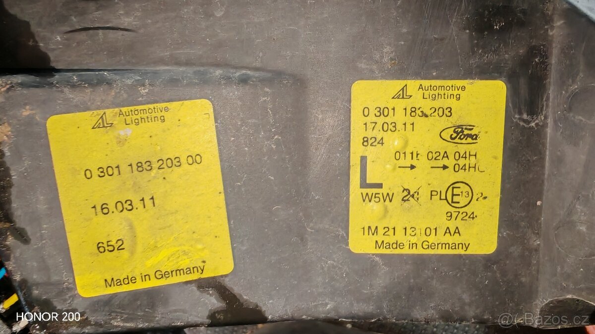 Přední světlo ford galaxy - 2