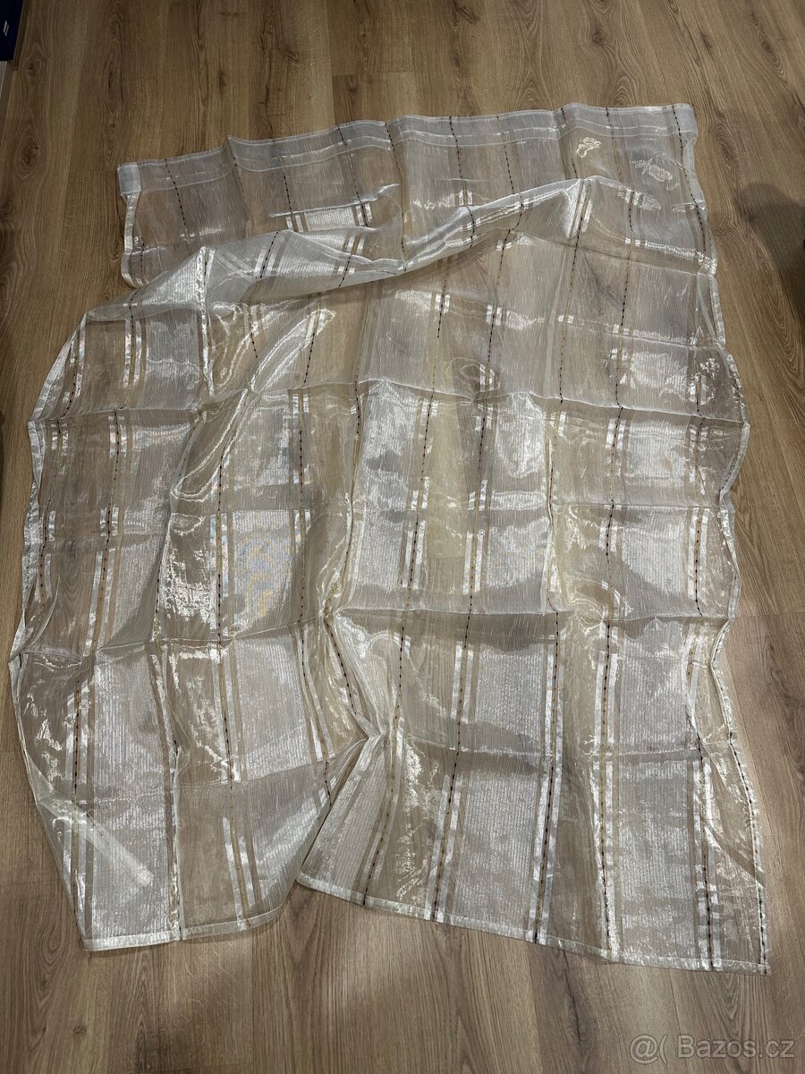 2x záclona 140x178 (š/v) - 2