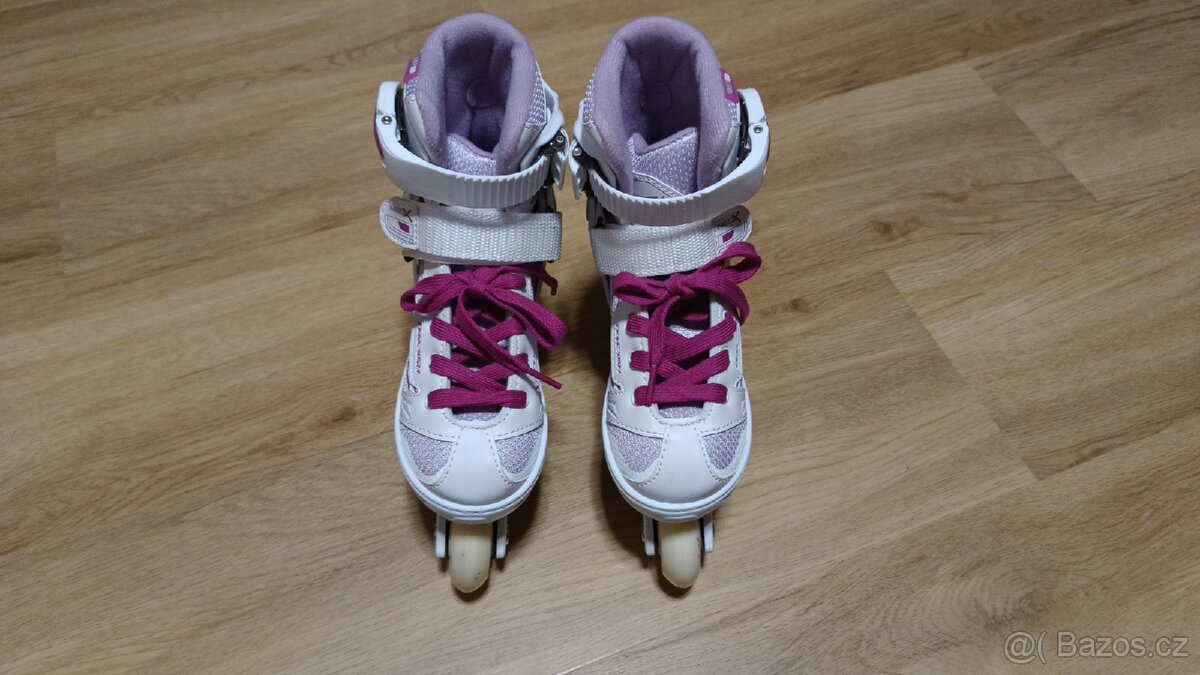 Dívčí kolečkové rostoucí brusle - 2