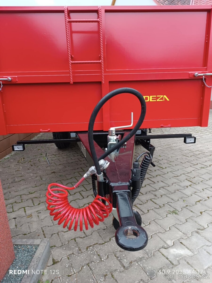 Návěs DEZA 5000 s nástavkami - 2