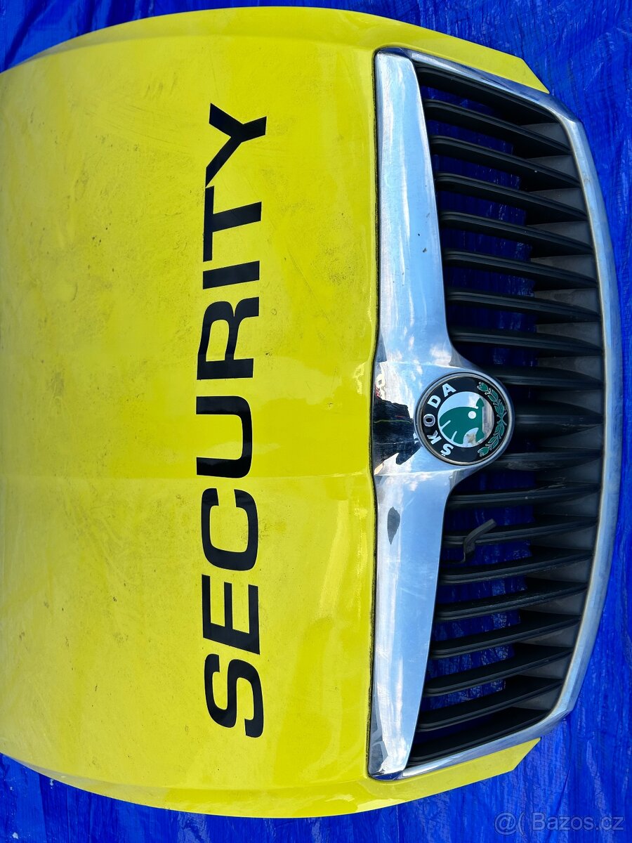 Kapota Škoda Octavia 2 facelift stříbrná - 2