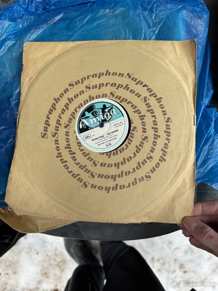 Staré gramofonové desky - 2