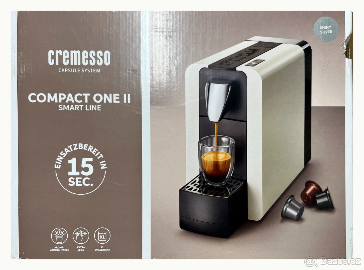 Nový kávovar CREMESSO Compact One II - 2