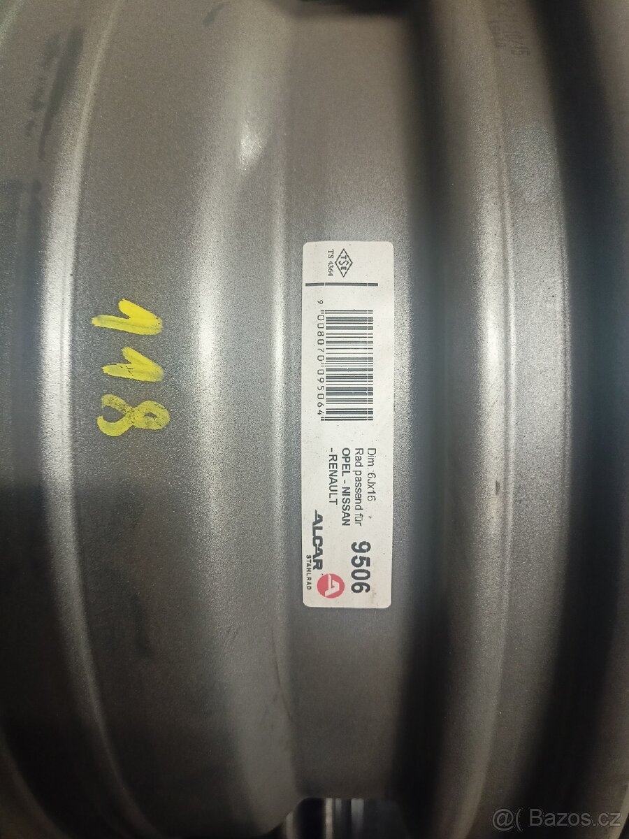 Plechové disky 6x16 - 2