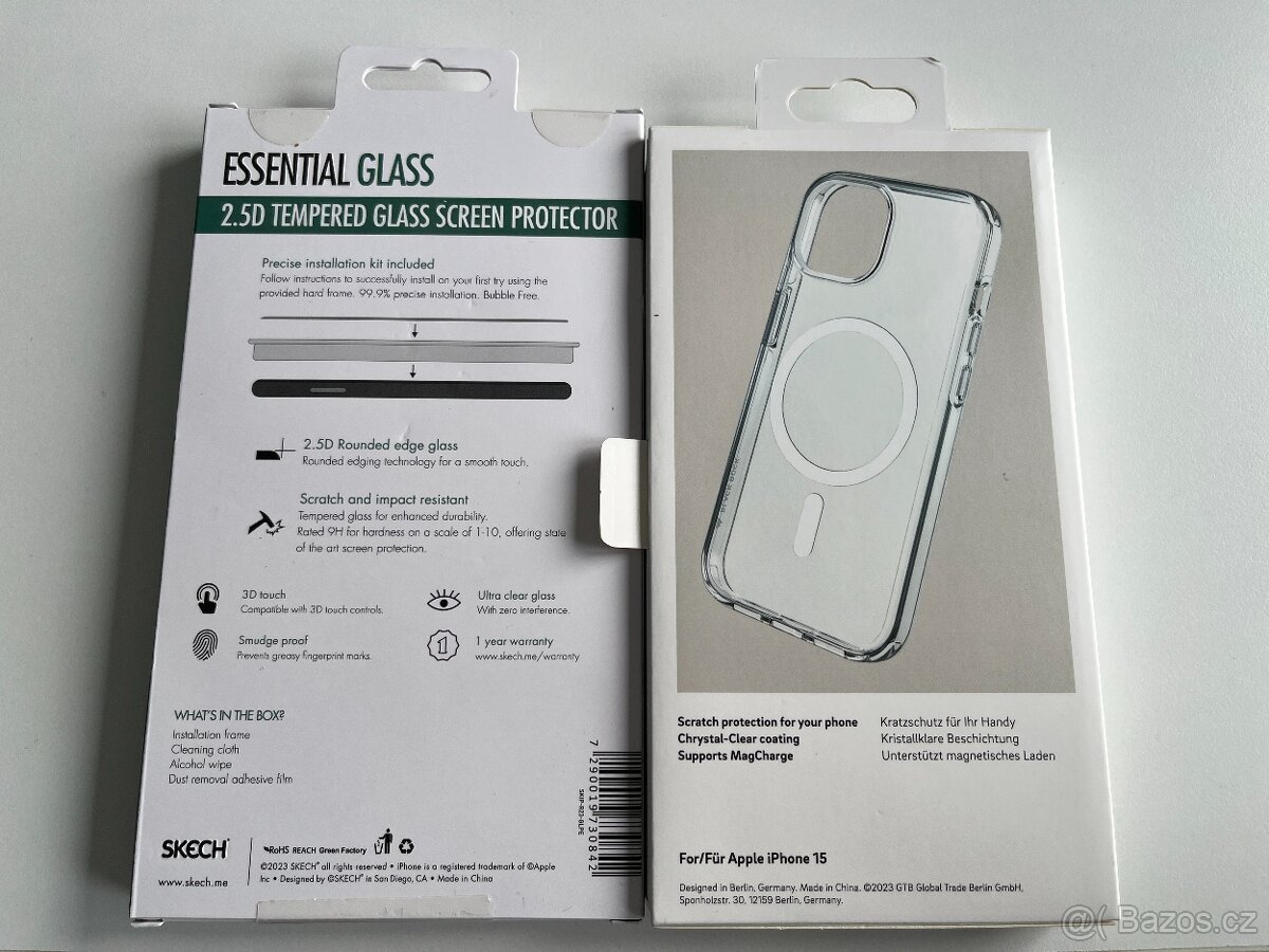 iPhone 15 - Kryt + Sklo - 2