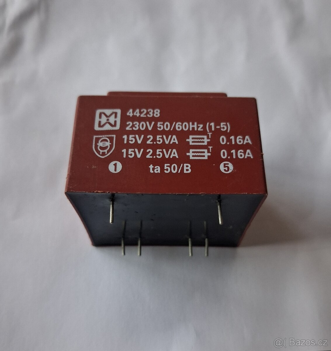 Transformator 230 / 2x15V 0,16A - 2