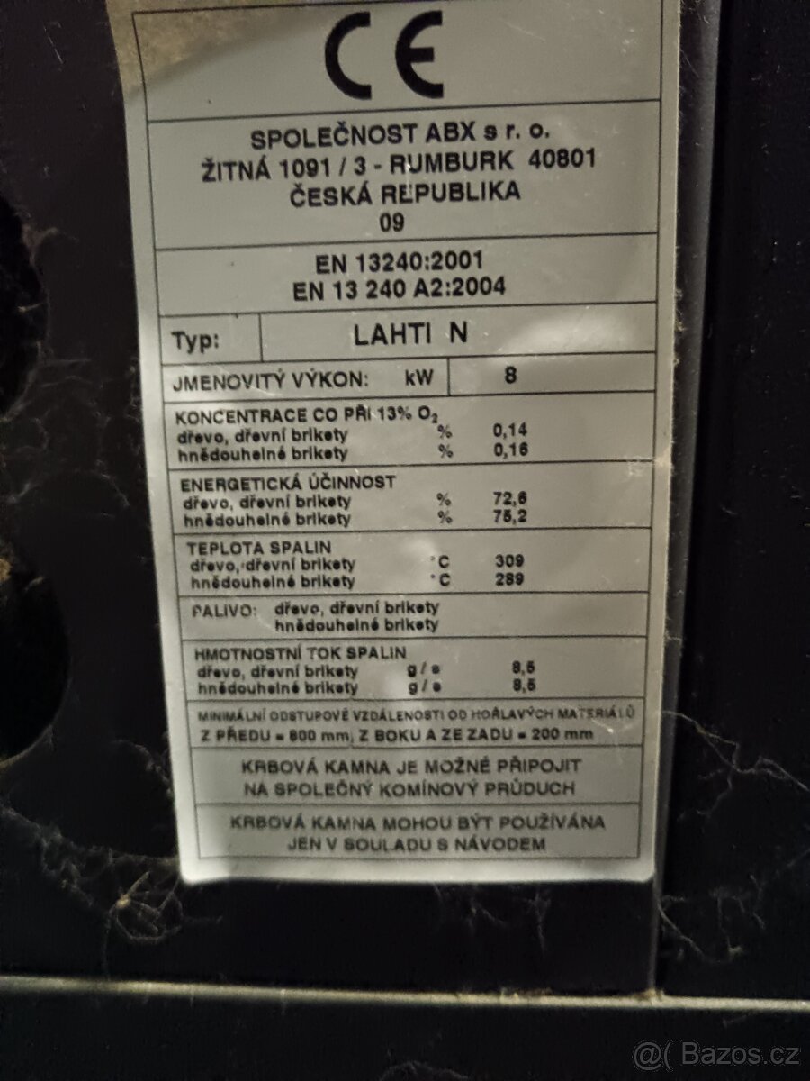 Krbová kamna ABX - 2