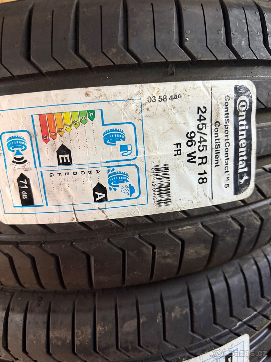 245/45r18 nové pneu Continental - 2