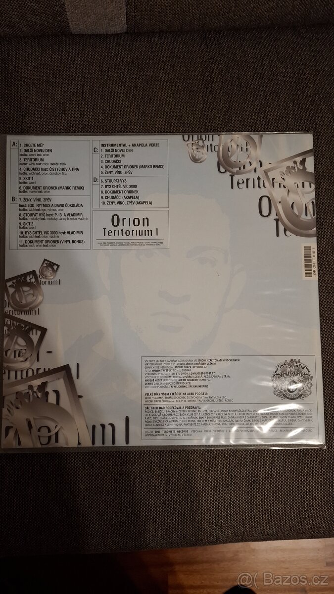 Orion Teritorium 2LP 2003 (první vydání) - 2