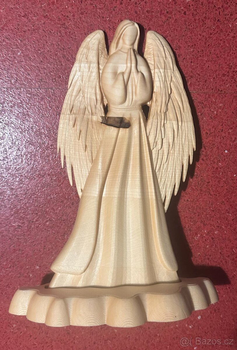 Dřevěný Anděl ze dřeva - 2