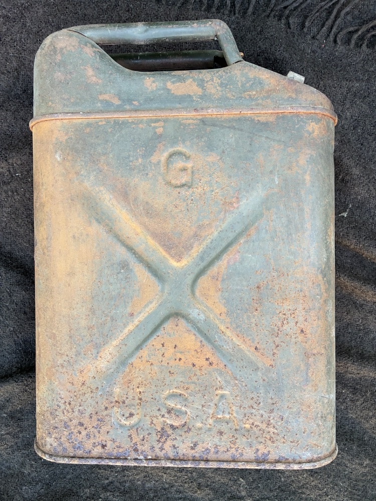 Starý vojenský U.S.A. kanystr G Q.M.C. - 2