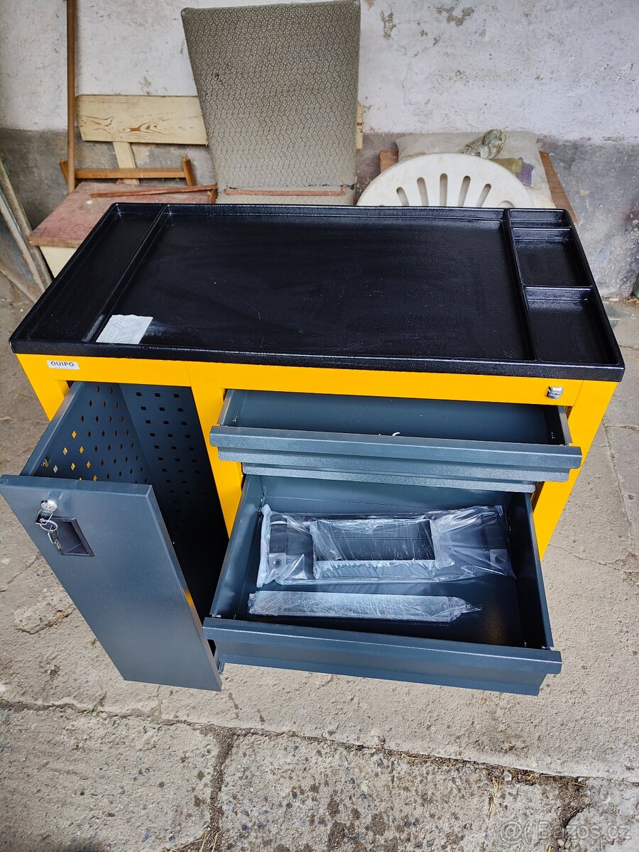 Dílenský nástrojový vozík se zásuvkami - 2