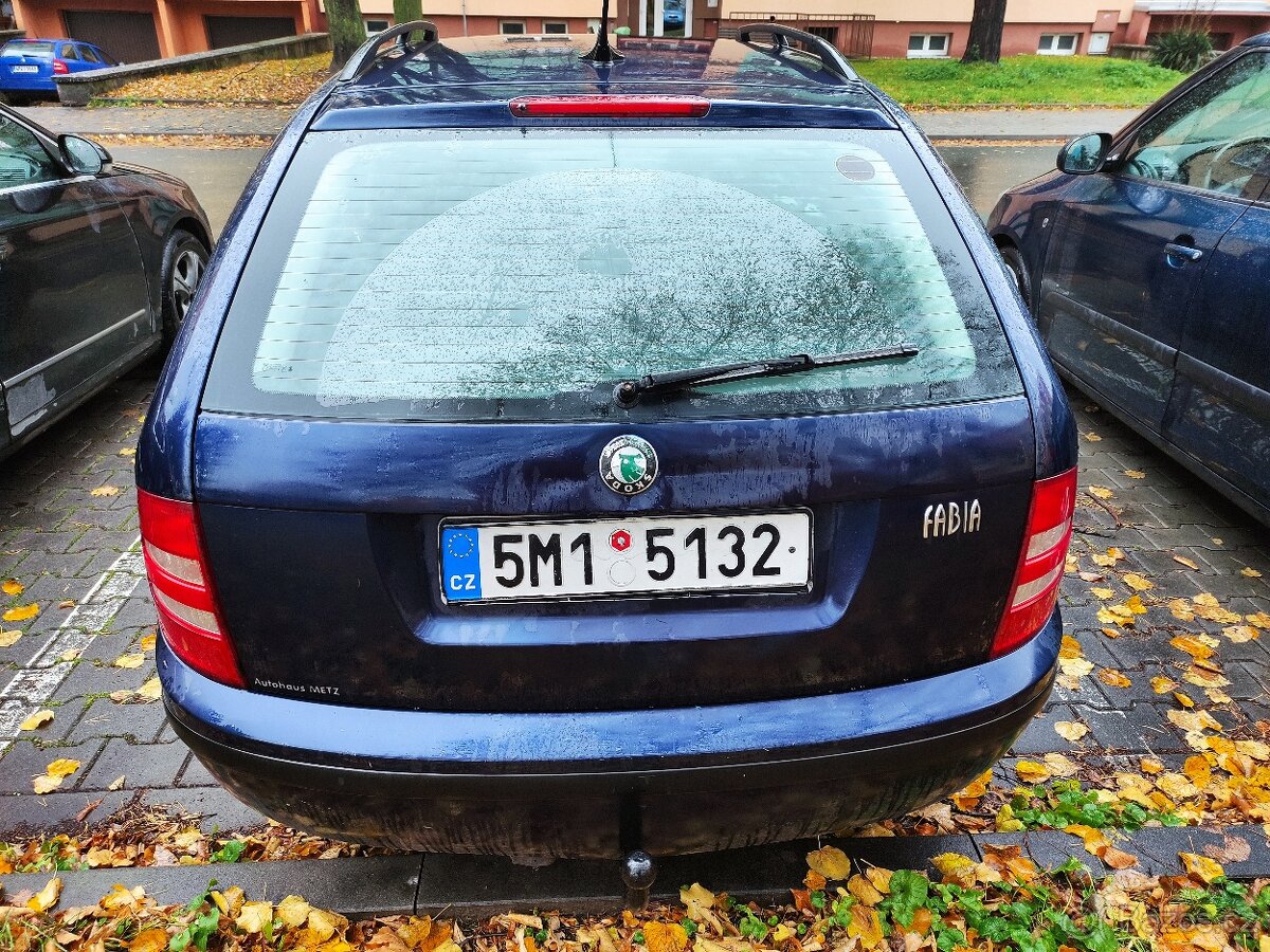 Škoda fabia I 1.4 55kw benzín+LPG - 2