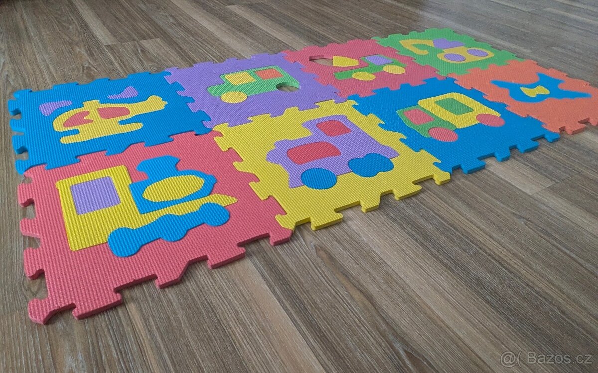 Pěnový koberec puzzle (dopravní prostředky) - 2