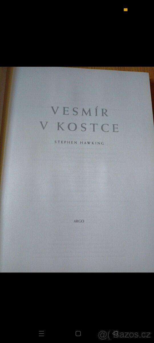 Kniha VESMÍR V KOSTCE Stephen Hawking - 2