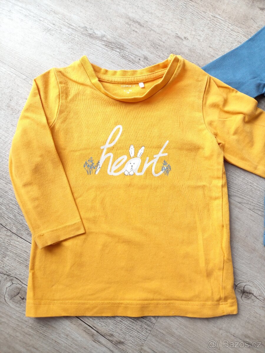 Set triček Name It s dlouhým rukávem, vel. 74 - 2