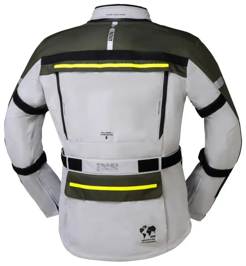 Bunda iXS MONTEVIDEO-AIR 3.0 šedo-olivově zelený L - 2