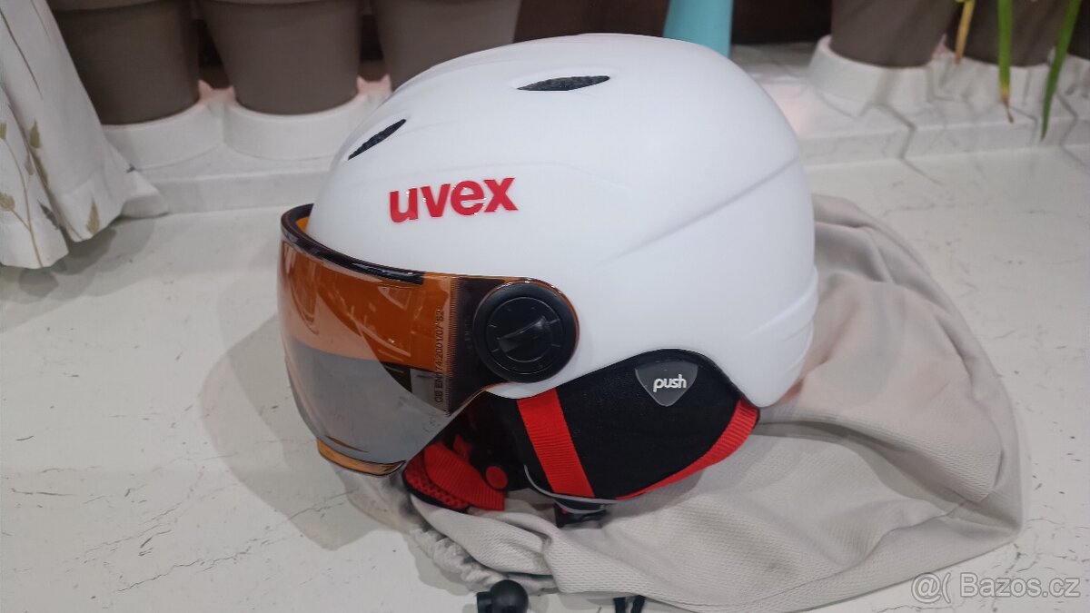 Dětská Lyžařska helma přilba Uvex Visor Pro - 2