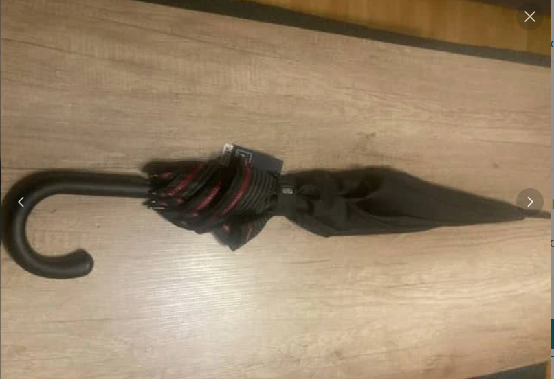 Pánský holový deštník/černá - nový. - 2