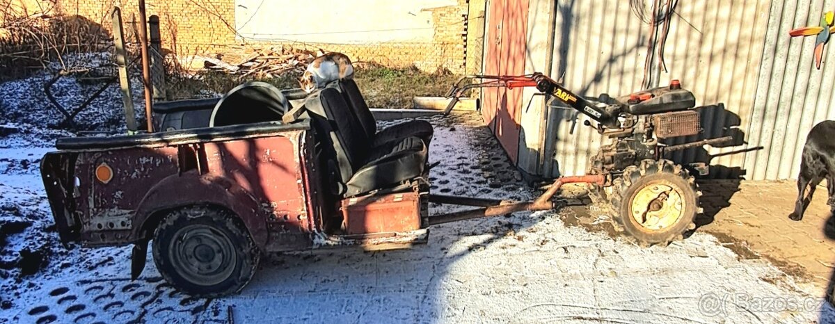 vari 2T s převodovkou, kultivátorem, pluhem - 2