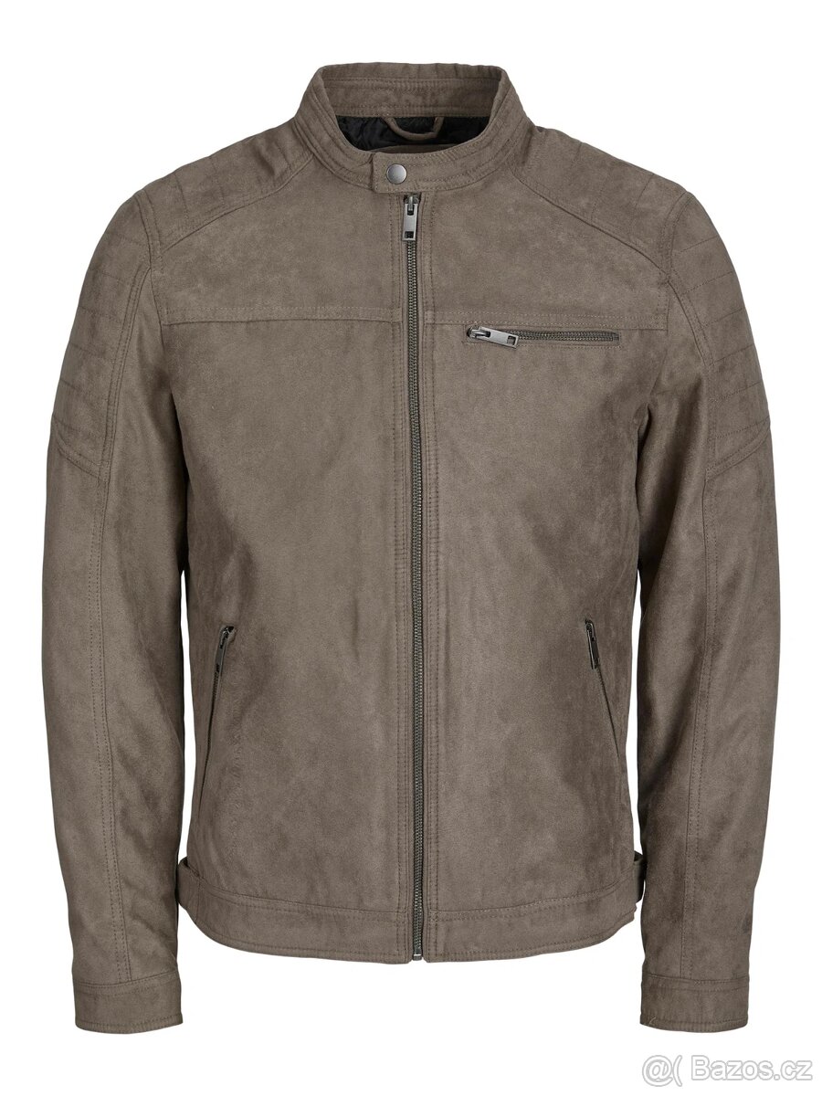Koženková bunda Jack & Jones Rocky - 2