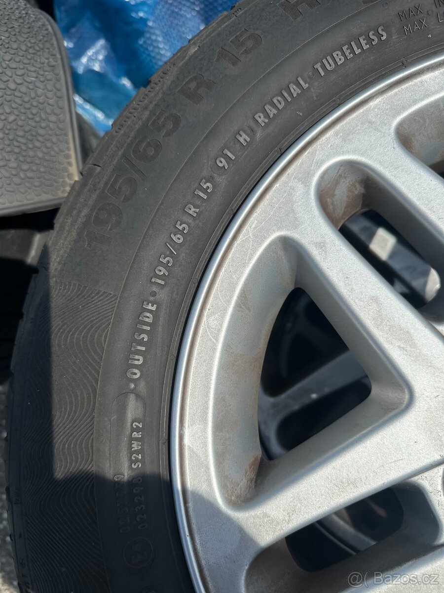 Prodam kola rosteč-5 krat-120-195/65/15- bmw - 2