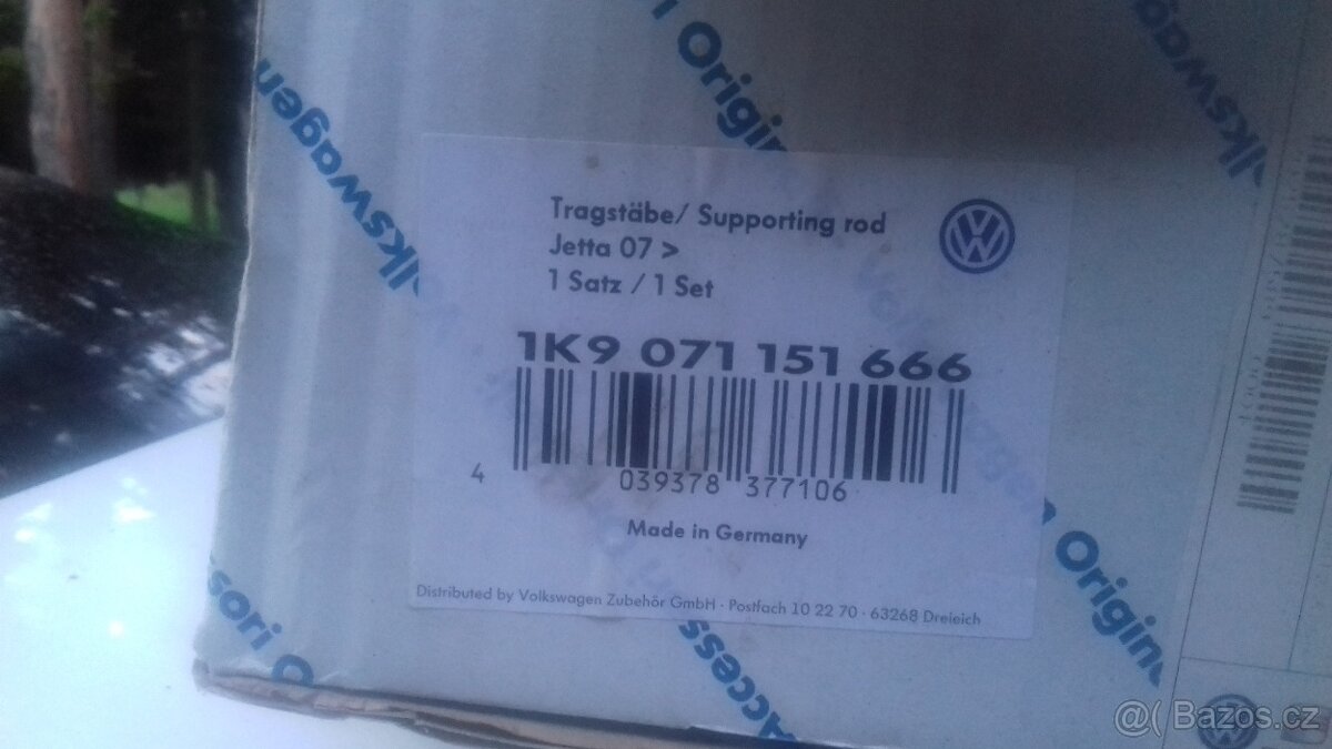 Příčníky na VW Golf Variant V. generace - originál THULE - 2