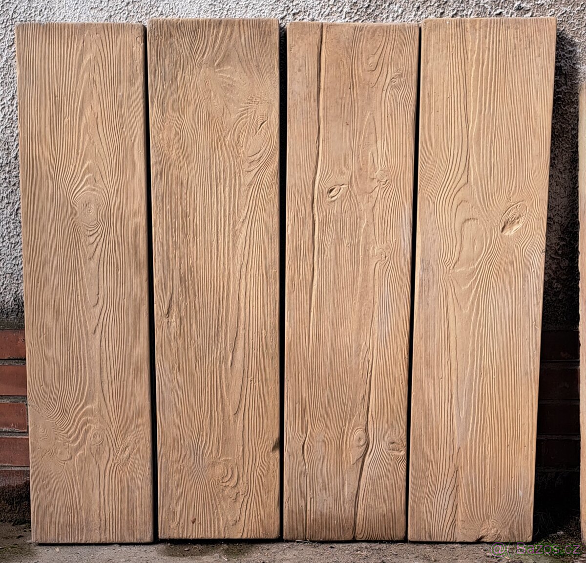 Beton dlažba v imitaci dřeva - 2