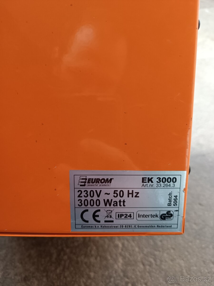 Elektrické topidlo 3KW - 2