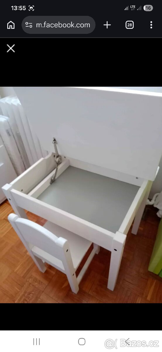 Dětský stůl a židle Ikea - 2