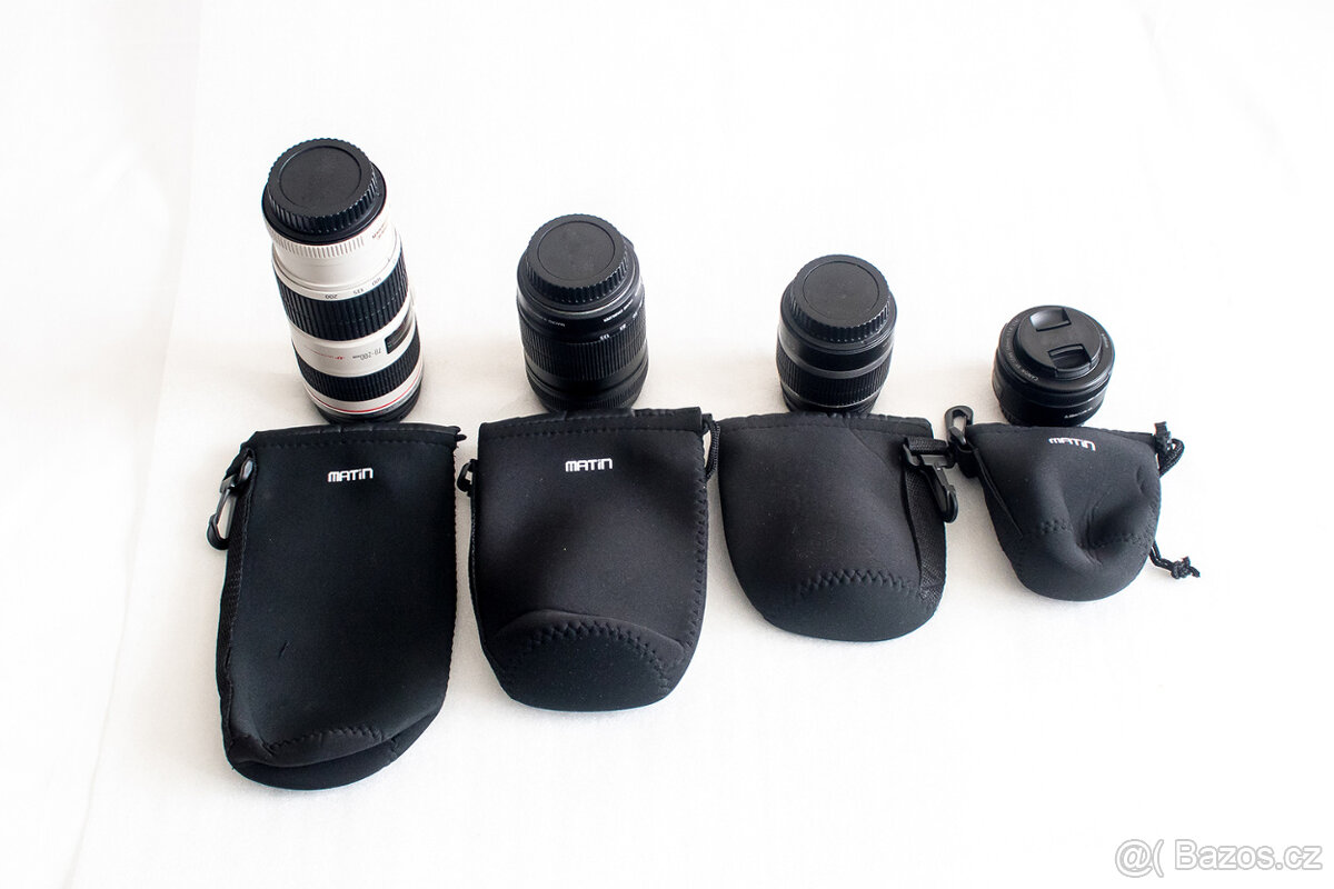 Obaly na objektivy. - 2