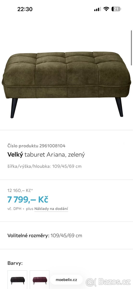 Prodám set křeslo a gauč - 2