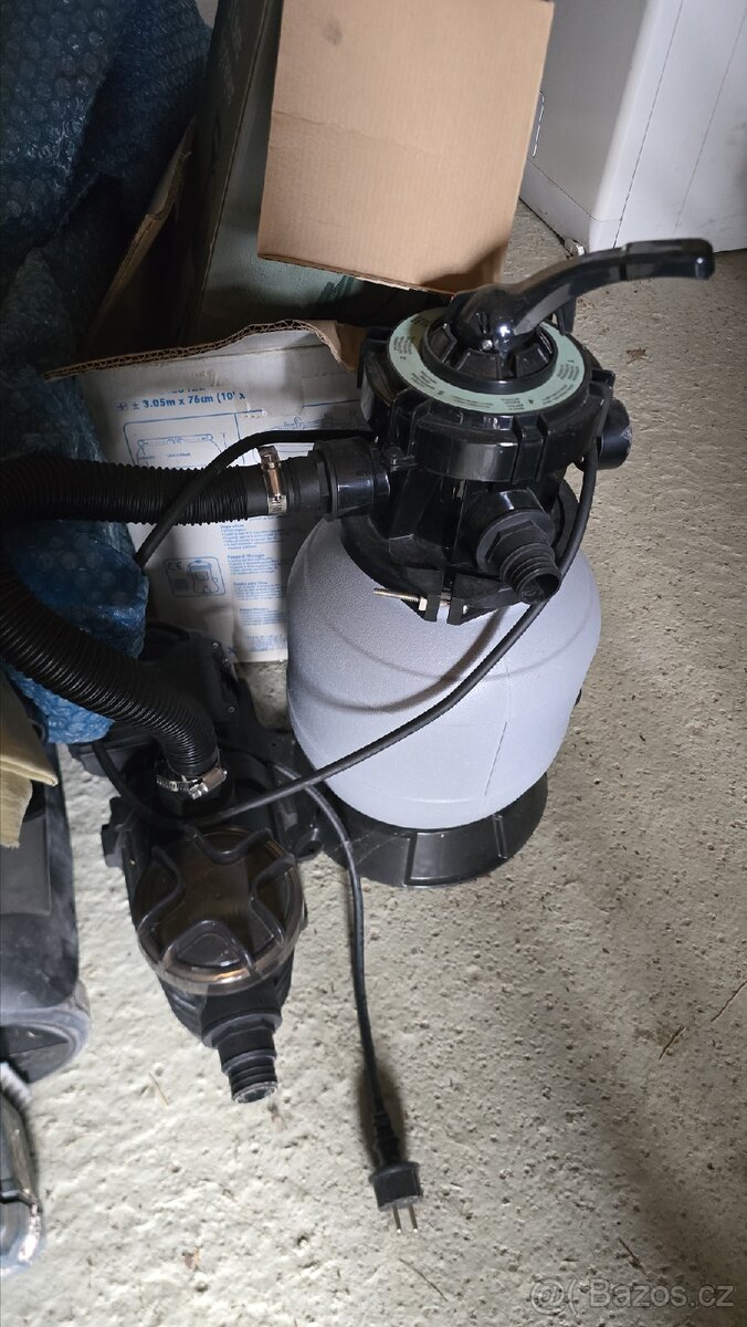 Prodám bazén průměr 366x100cm včetně filtrace - 2