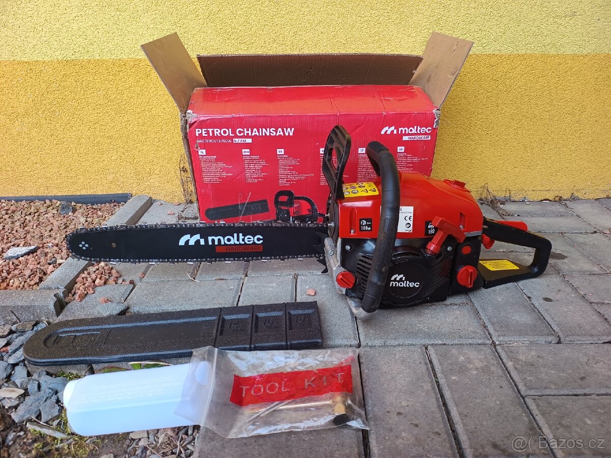 NOVÁ motorová pila, silnější motor 58cm3, 45cm - 2