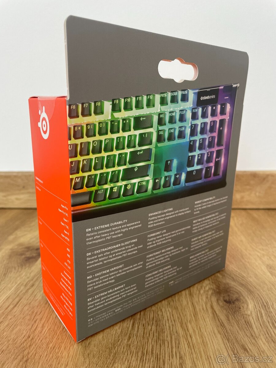 SteelSeries PrismCAPS Black UK layout - 2