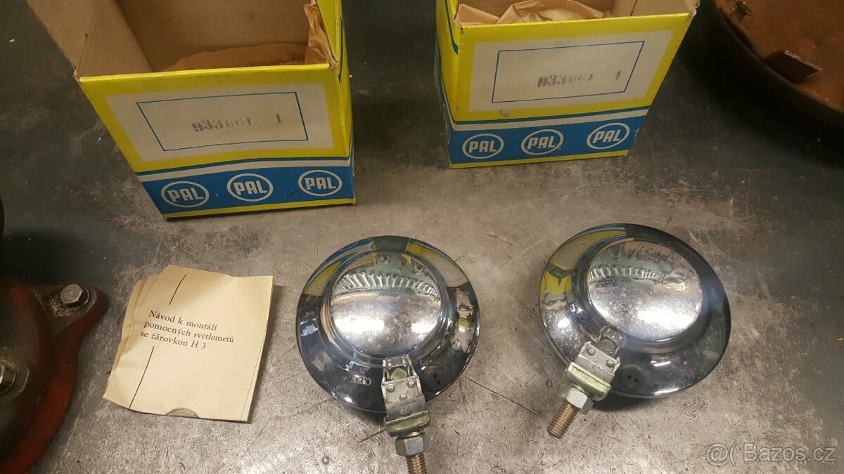 Přídavná světla H3 Halogen chromované - 2